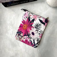 Petals & Prose - Water Resistant - e-reader Zippered Sleeve