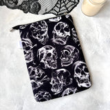 Smoky Skulls -  Zippered Book Sleeve
