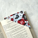 Hockey Romance - Third Period - Fabric Bookmark