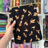 Gold Dragons -  Zippered Book Sleeve