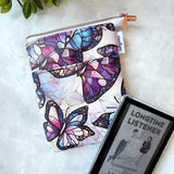 Stained Glass Butterflies - e-reader Zippered Sleeve