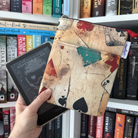 Aces High - Water Resistant e-reader Zippered Sleeve