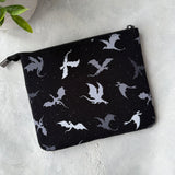 Monochromatic Dragons e-reader Zippered Sleeve