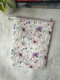 Wildflower Whispers - Water Resistant Zippered Book Sleeve