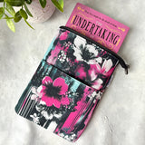 Grungy Floral - Water Resistant Zippered Book Sleeve