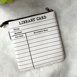 Library Card e-reader Zippered Sleeve