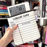 Library Card e-reader Zippered Sleeve