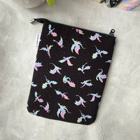 Iridescent Dragons  -  Zippered Book Sleeve