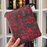 Blood Splatter e-reader Zippered Sleeve