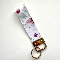 Keychain - Red Floral