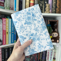Vintage Blue Floral - Fabric Dust Cover