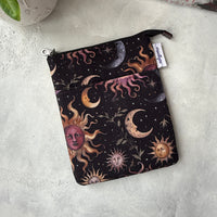 Celestial Suns & Moons e-reader Zippered Sleeve