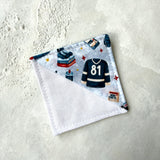 Hockey Romance - First Period - Fabric Bookmark