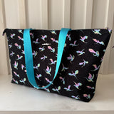 Iridescent Dragons Tote Bag