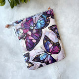 Stained Glass Butterflies - e-reader Zippered Sleeve