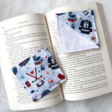 Hockey Romance - First Period - Fabric Bookmark