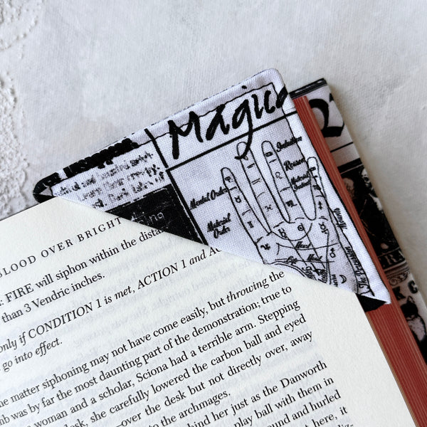 Gothic Times -  Fabric Bookmark