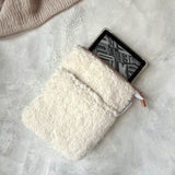 Snow Day Sherpa - e-reader Zippered Sleeve