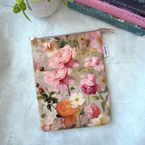 Rose Garden - Zippered Book Sleeve