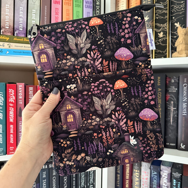 Fairy Garden -  Zippered Book Sleeve
