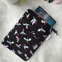 Iridescent Dragons  -  Zippered Book Sleeve