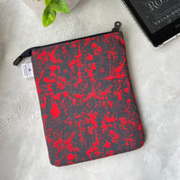 Blood Splatter e-reader Zippered Sleeve