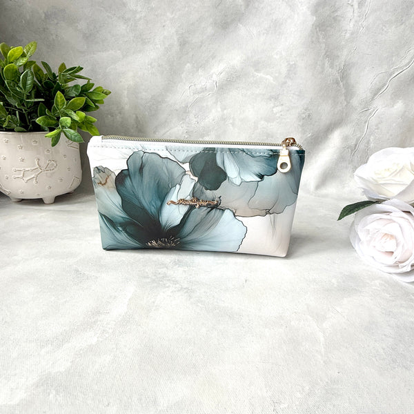 Whispers Faux Leather Zipper Pouch