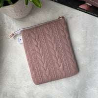 It’s Sweater Weather - Dusty Rose e-reader Zippered Sleeve