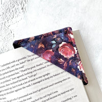 Gilded Roses Fabric Bookmark