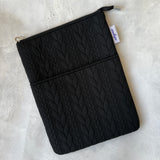 It’s Sweater Weather - Onyx -  Zippered Book Sleeve