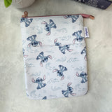 Waves of Stitch  -  Zippered Book Sleeve