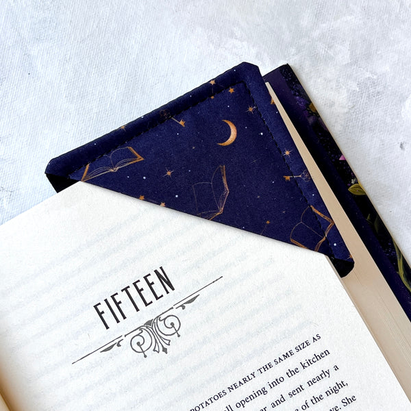 Celestial Books Fabric Bookmark