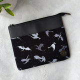 Monochromatic Dragons e-reader Zippered Sleeve