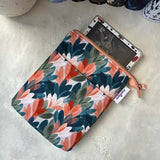 Rust & Evergreen - e-reader Zippered Sleeve