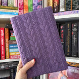 Sweater Weather - Amethyst - Fabric Dust Cover
