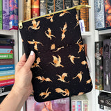 Gold Dragons -  Zippered Book Sleeve