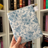 Vintage Blue Floral - e-reader Zippered Sleeve