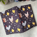 The Chick & Squirrel Society - Fabric Dust Cover