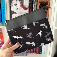 Monochromatic Dragons e-reader Zippered Sleeve