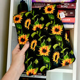 Sunflowers  -  Zippered Book Sleeve
