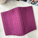 Sweater Weather - Plum - Fabric Dust Cover