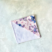 Lilo & Stitch Pink Fabric Bookmark