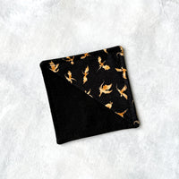 Gold Dragons Fabric Bookmark