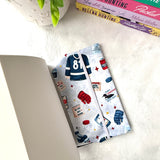 Hockey Romance -  Fabric Dust Cover