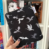 Monochromatic Dragons - e-reader Zippered Sleeve