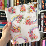Where Rainbows Bloom - Zippered Book Sleeve