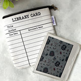 Library Card e-reader Zippered Sleeve