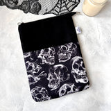 Smoky Skulls -  Zippered Book Sleeve