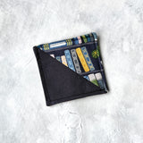 Bookshelf on Dark Grey Fabric Bookmark
