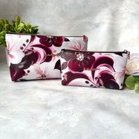 Winona Faux Leather Zipper Pouch